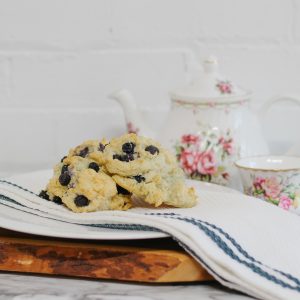Blueberry Lemon Tea Biscuits